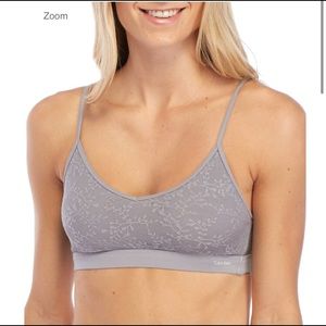 Calvin Klein Grey Lace Bralette